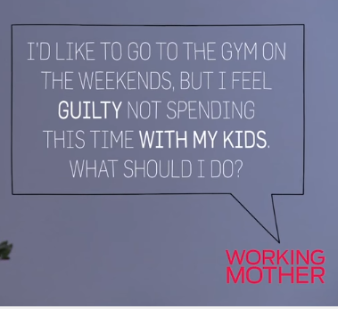 You like to go to the gym on weekends, but that's also time to spend with kids! So what do you do?